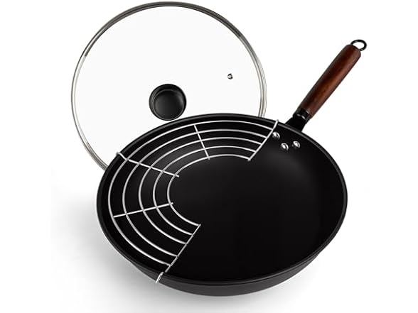 Deep-Nitrided Carbon Steel Wok