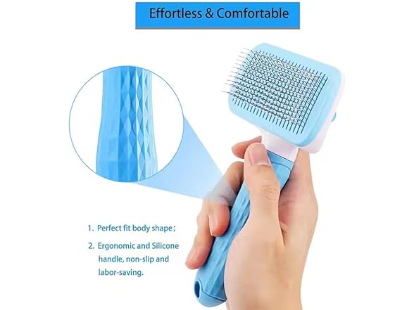PetFun Self-Cleaning Pet Grooming Brush