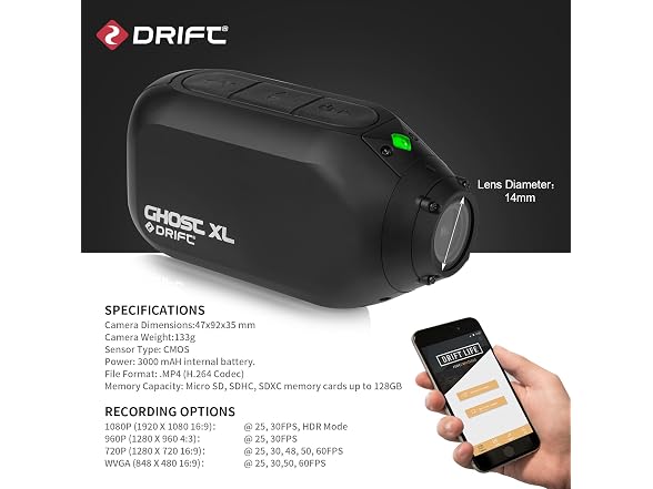 Drift Innovation Drift Ghost XL Action Camera