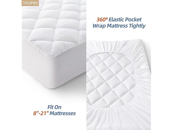 Taupiri Twin XL Quilted Mattress Pad