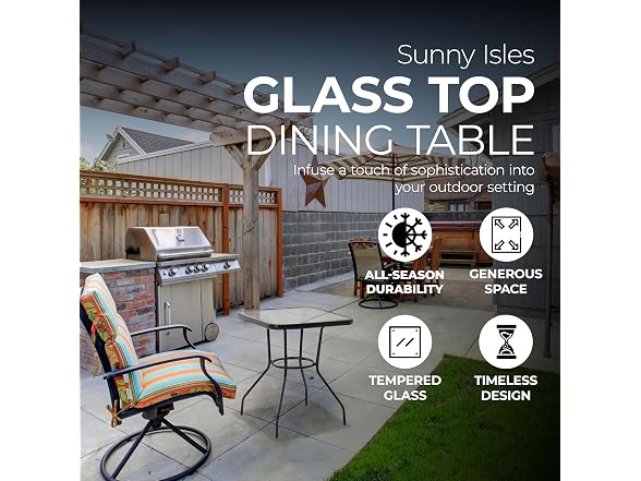 Four Seasons Courtyard Sunny Isles 27" Bistro Dining Table