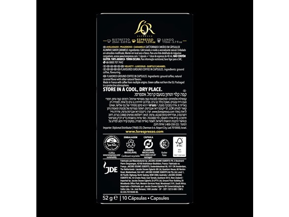 (100ct) L'Or Nespresso Capsules Variety Pack