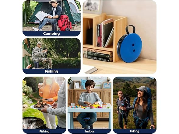 Compact Collapsible Portable Stool
