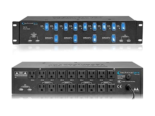 17-Outlet Rack Mount Power Supply