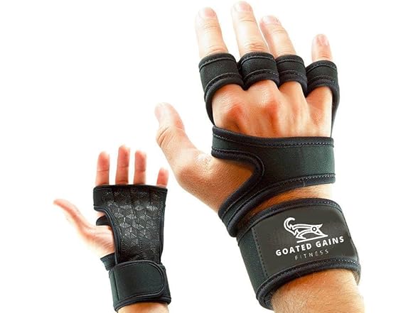 Goated Gains Weight Lifting Gloves (M)