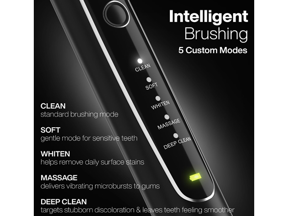 AquaSonic Black Series Pro Toothbrush 5 Mode