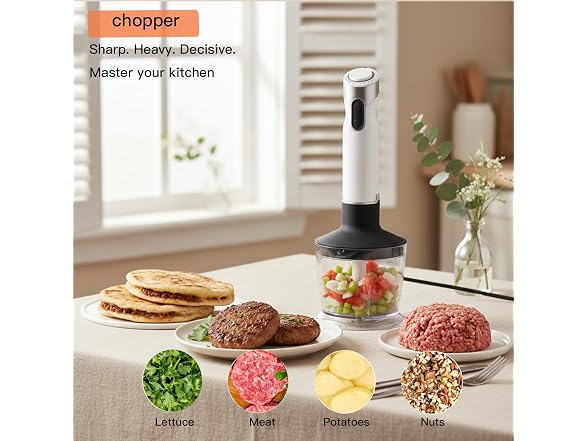 MEGAWISE Immersion Hand Blender, 1000W 