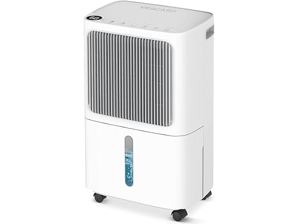 VEAGASO 2500 Sq.Ft Dehumidifier 34 Pints