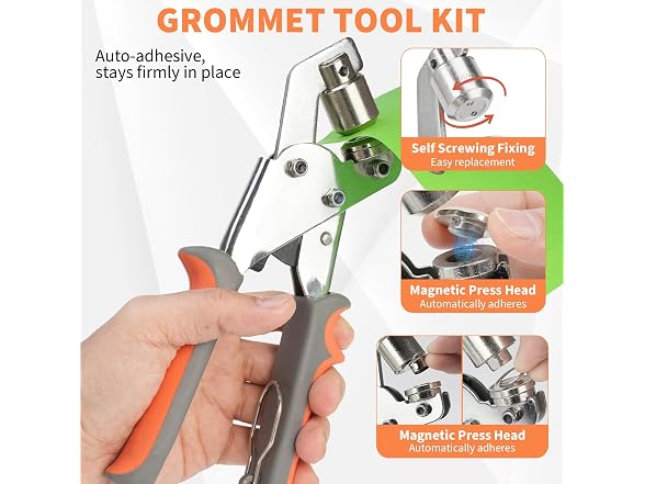 zonglan Grommet Tool Kit 600PCS
