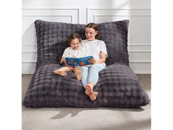 $84.99, Was $139.99, 39% Off! Dark Grey 3 in 1 Bean Bag Chair dealfomo