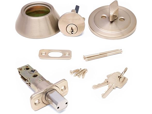 Deadbolt Lock Satin Nickel