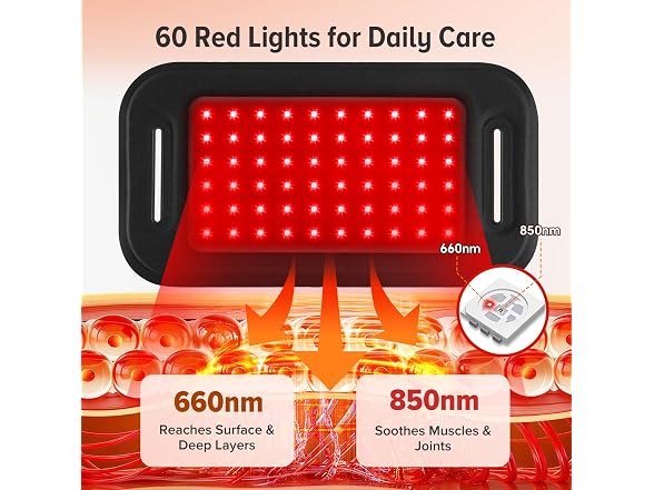 WoloyHeatie Cordless Red Light Therapy