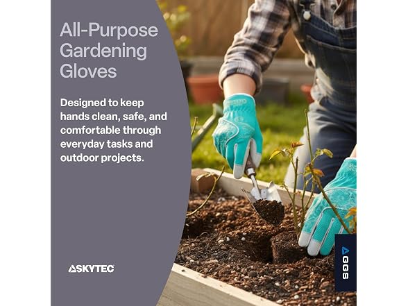 Skytec GGS 3-Pack of Gardening Gloves