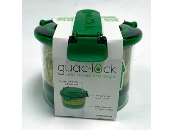 Guac-Lock Food Storage Container