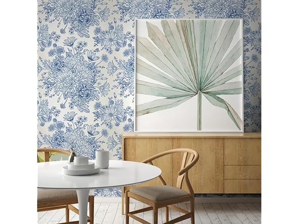 Vinatge Floral Peel and Stick Wallpaper