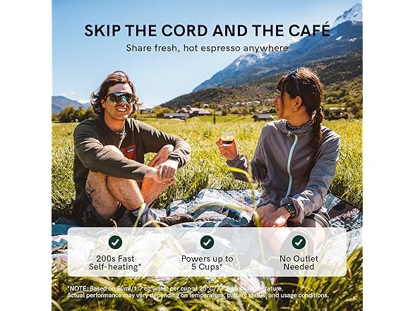 OutIn Nano Portable Electric Espresso Machine