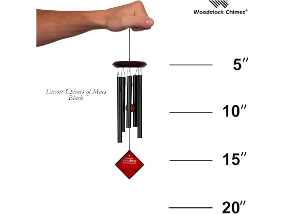 17" Woodstock Wind Chimes of Mars