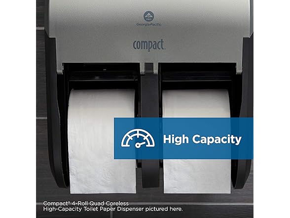Compact 2-Roll Vertical Coreless Dispenser