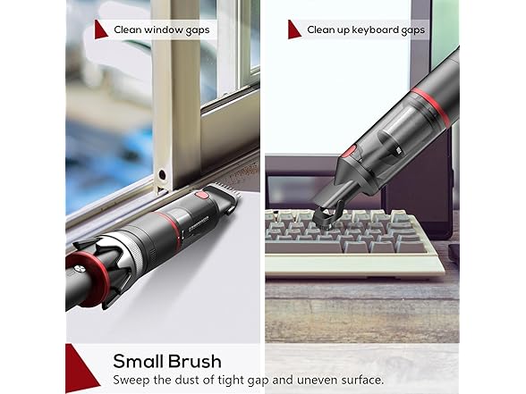 BSRCO Handheld Vacuum Cordless (Red)