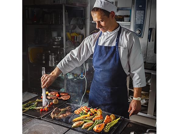 Motor Trend BBQ Grilling Accessories, 16-Inch Stainl