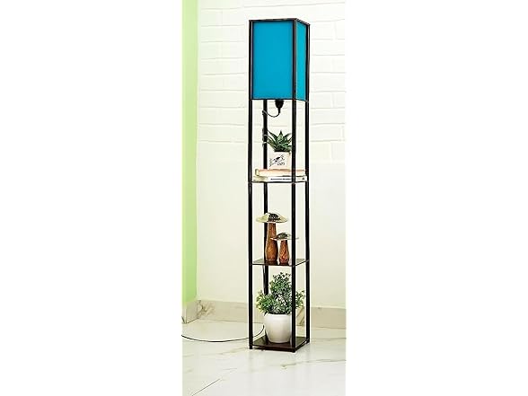 Online Solution Floor Lamp with Shelves