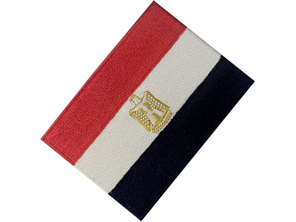 EmbTao Egypt Flag Embroidered Patch