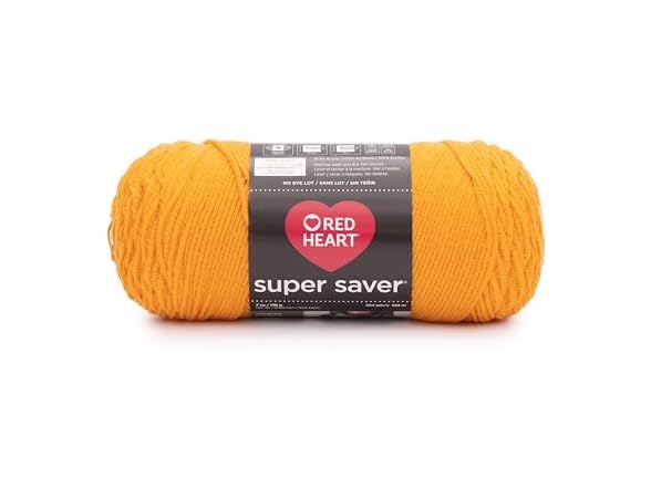 Red Heart RED HEART Super Saver yarn, Saffron