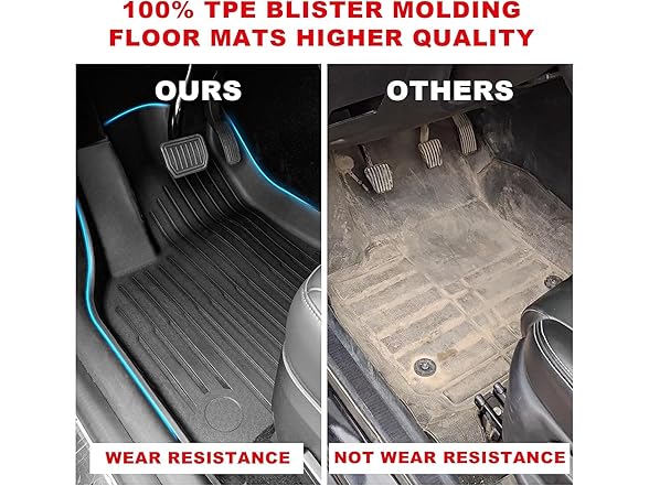 Tesla Model 3 Floor Mats 6pc 5-Seat