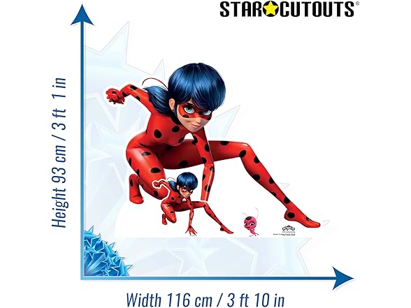 Star Cutouts SC4051 Ladybug Cardboard