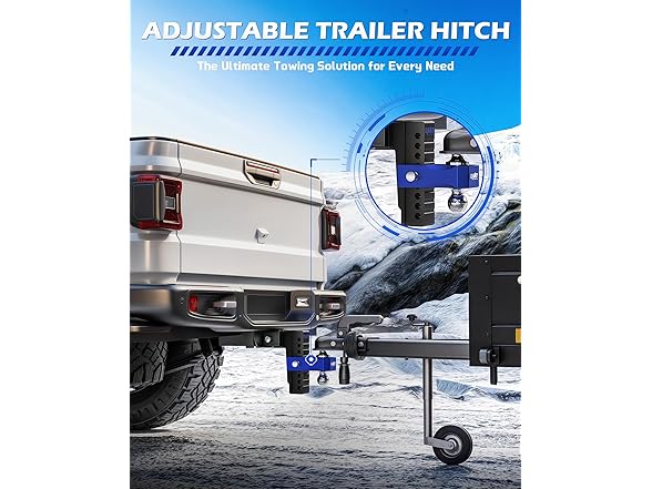 Orion Motor Tech Adjustable Trailer Hitch