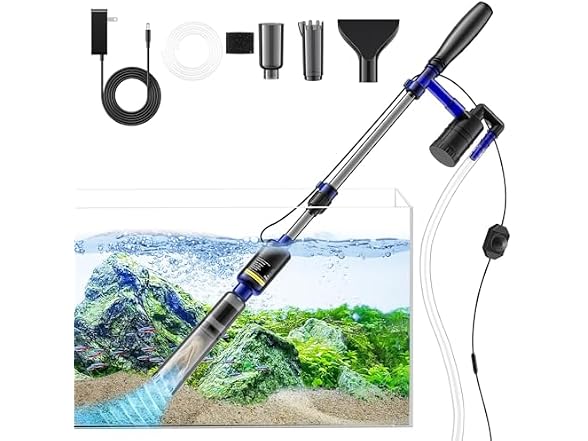 Electric Aquarium Gravel Cleaner 530GPH