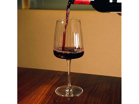 Bormioli Rocco Exclusiva 18 oz. Merlot Red Wine Glasses Set