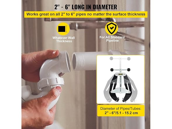 Pipe Clamp, 2 to 6 in, High Strength Ultra Clamp