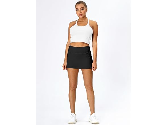 Icyzone Women (XL) Athletic Tennis Skirts Shorts