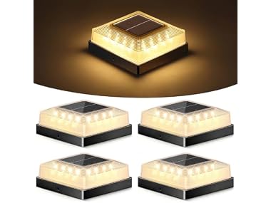 $14.99, Was $37.49, 60% Off! Brightever B0FXLRC2D5 Solar Post Cap Light Outdoor dealfomo