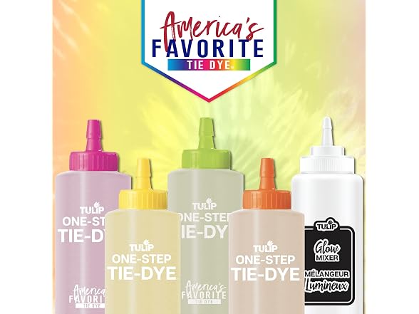 Tulip One-Step Tie-Dye Kit, Glow in the Dark Neon