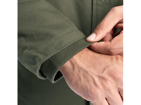 Wrangler Men (M) Hooded Quilted Shirt Jacket