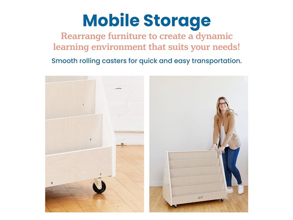 ECR4Kids Double-Sided Mobile Book Display