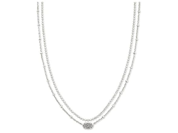 Rhodium Platinum Drusy