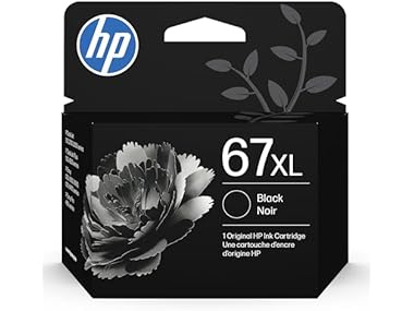 $24.99, Was $35.89, 30% Off! HP 67XL Black High-Yield Ink Cartridge dealfomo