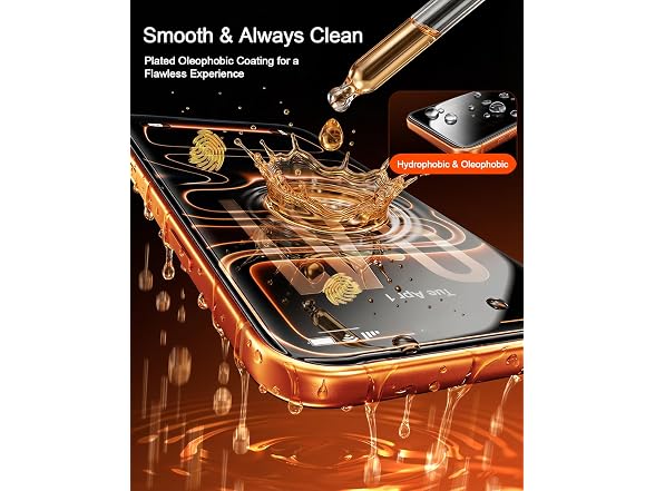 2pk ruwa Screen Protector for iPhone 17