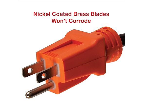 Clear Power 15 ft 14/3 SJTW 3 Outlet HD Ext Cord