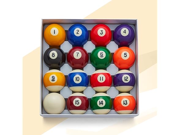 Cue-King Pool Billiard Balls, Grade AA