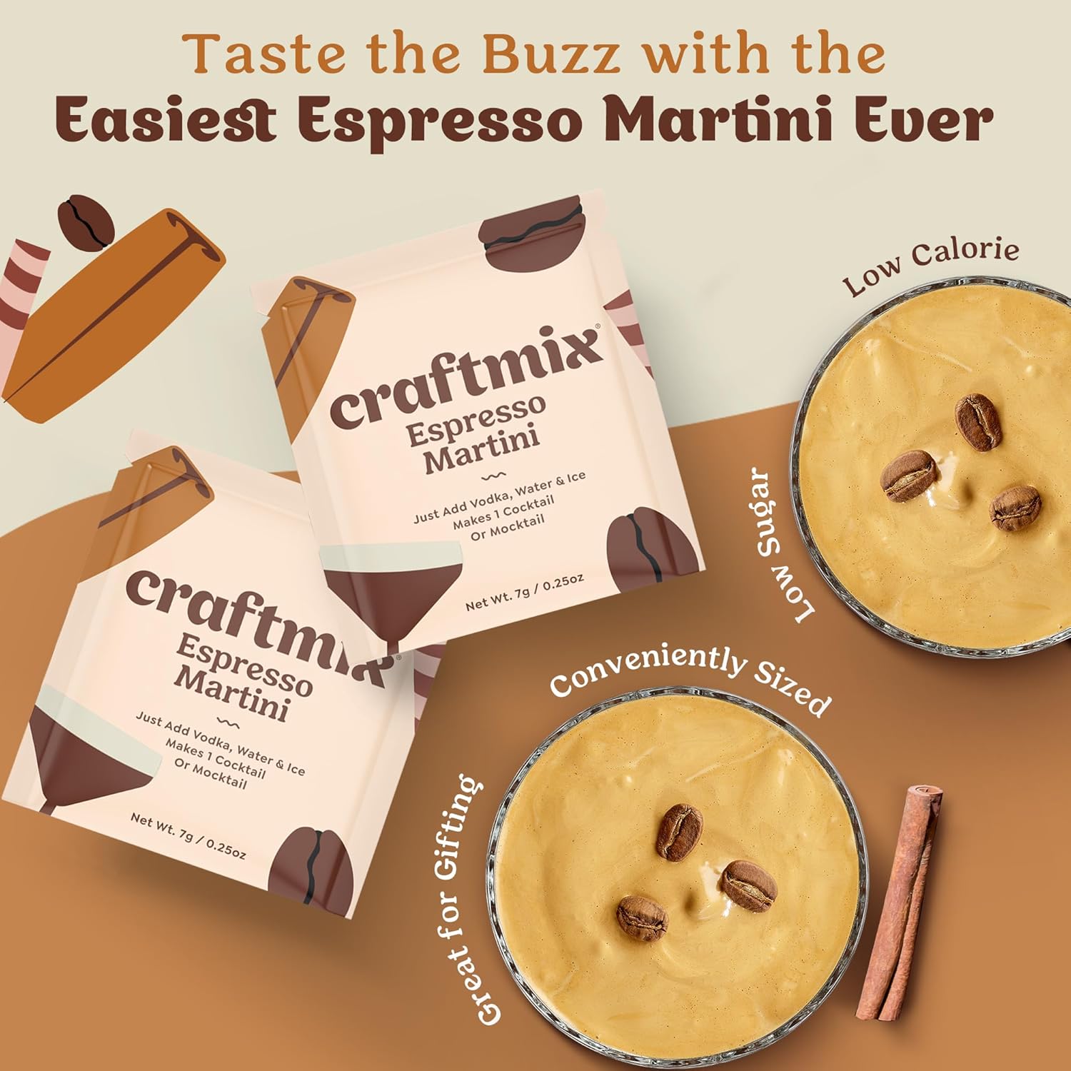(36 ct) Craftmix Cocktail Mixers Espresso Martini - Gallery 16