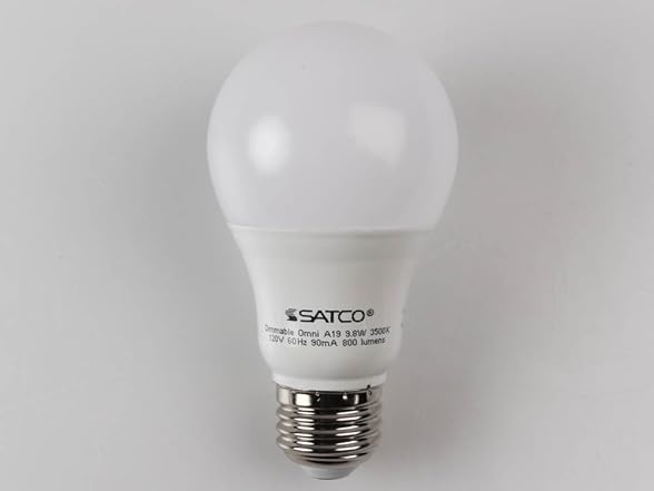 Satco S29837 Frosted LED Light Bulb, 9.8