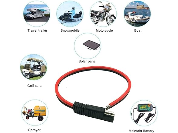 AJDPOI SAE 2 Pin Quick Connector