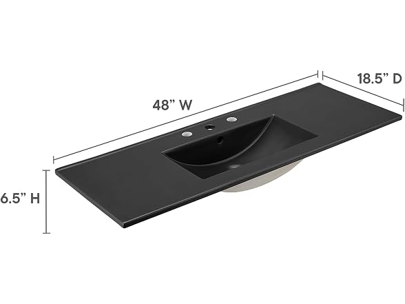 Modway Cayman Modern 48" Bathroom Sink in