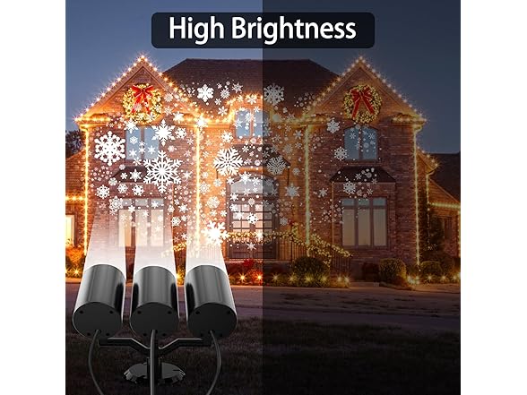 Christmas Snowflake Projector