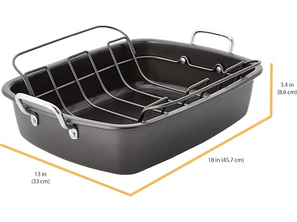 Chicago Metallic 18x13" Nonstick Roaster