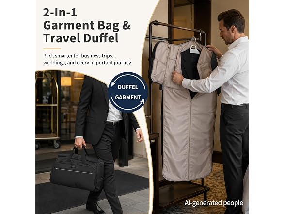 VERAGE Duffel Bag Carry On Suit